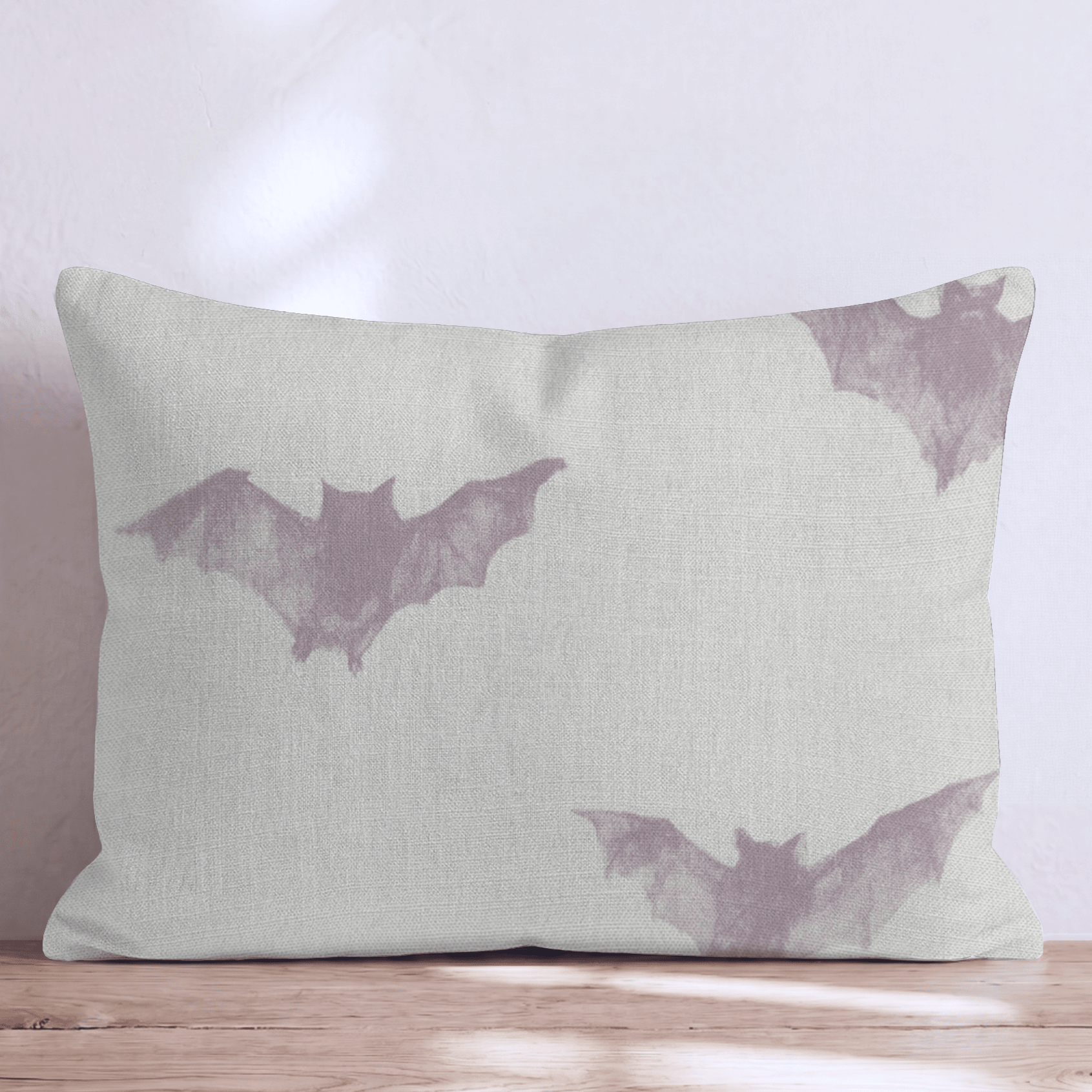 Faded Bats Throw Pillow - Hillcroft Home