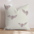 Faded Bats Throw Pillow - Hillcroft Home
