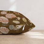 Faded Fall Florals Throw Pillow - Hillcroft Home