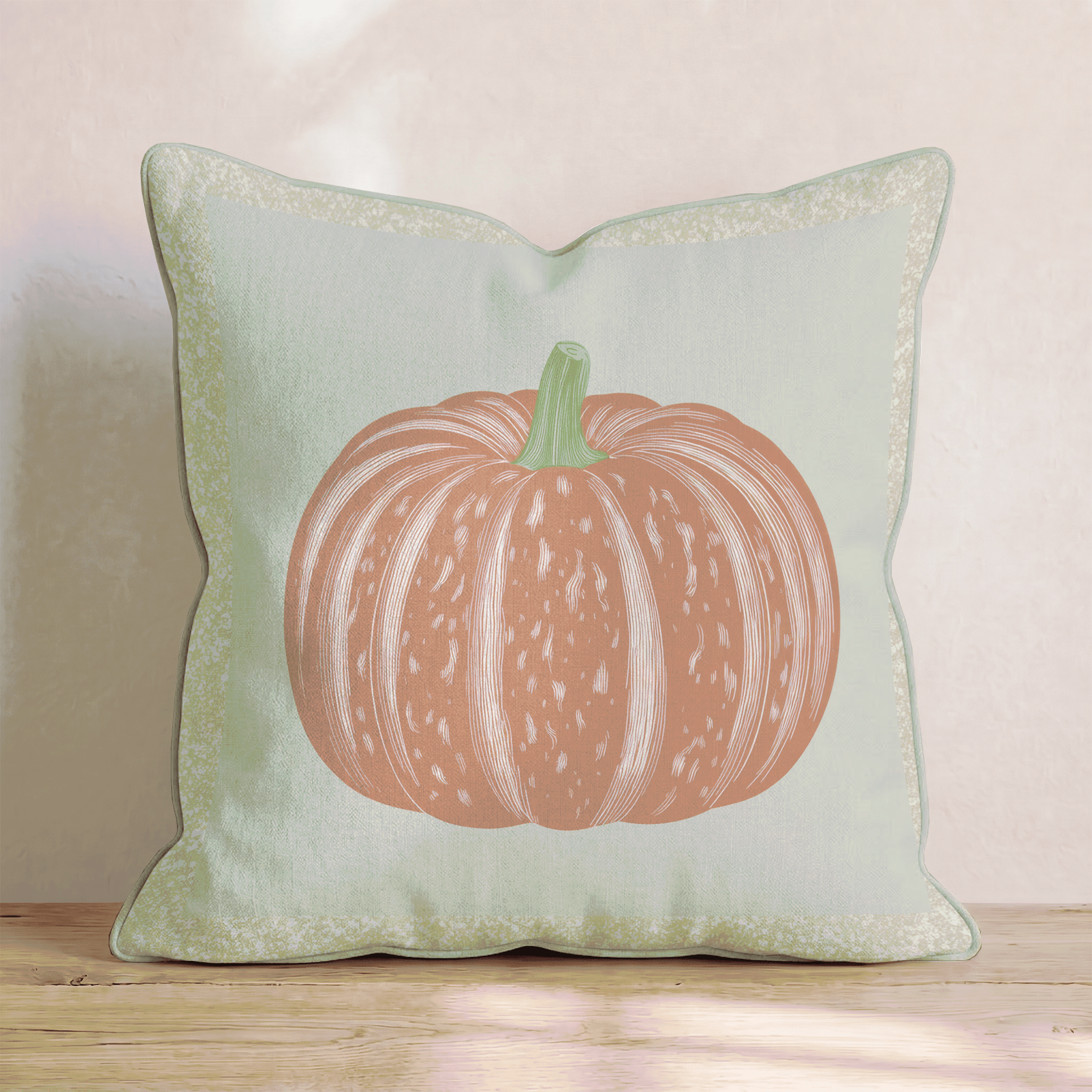 Faded Gourd Throw Pillow - Hillcroft Home