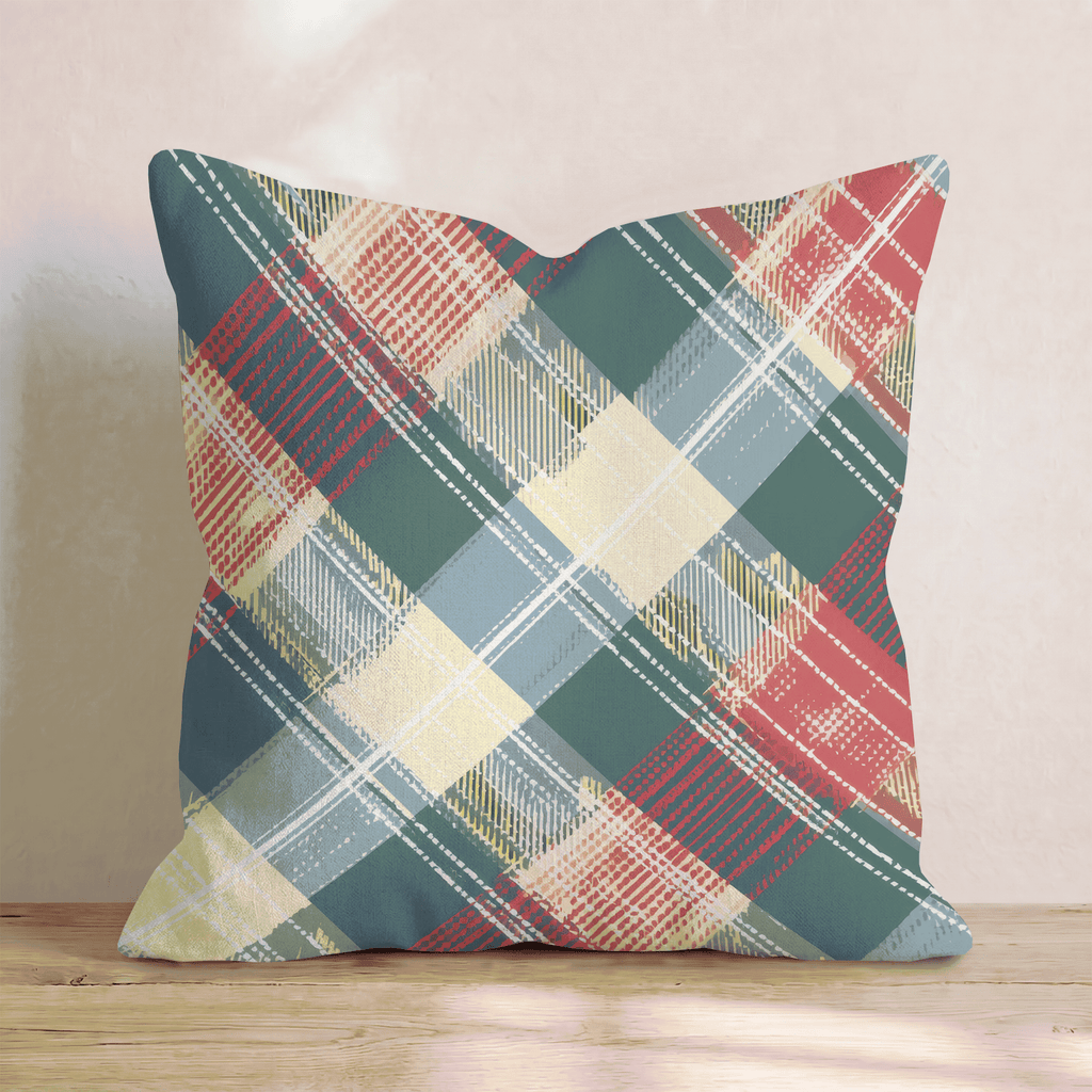 Faded Overlap Throw Pillow - Hillcroft Home