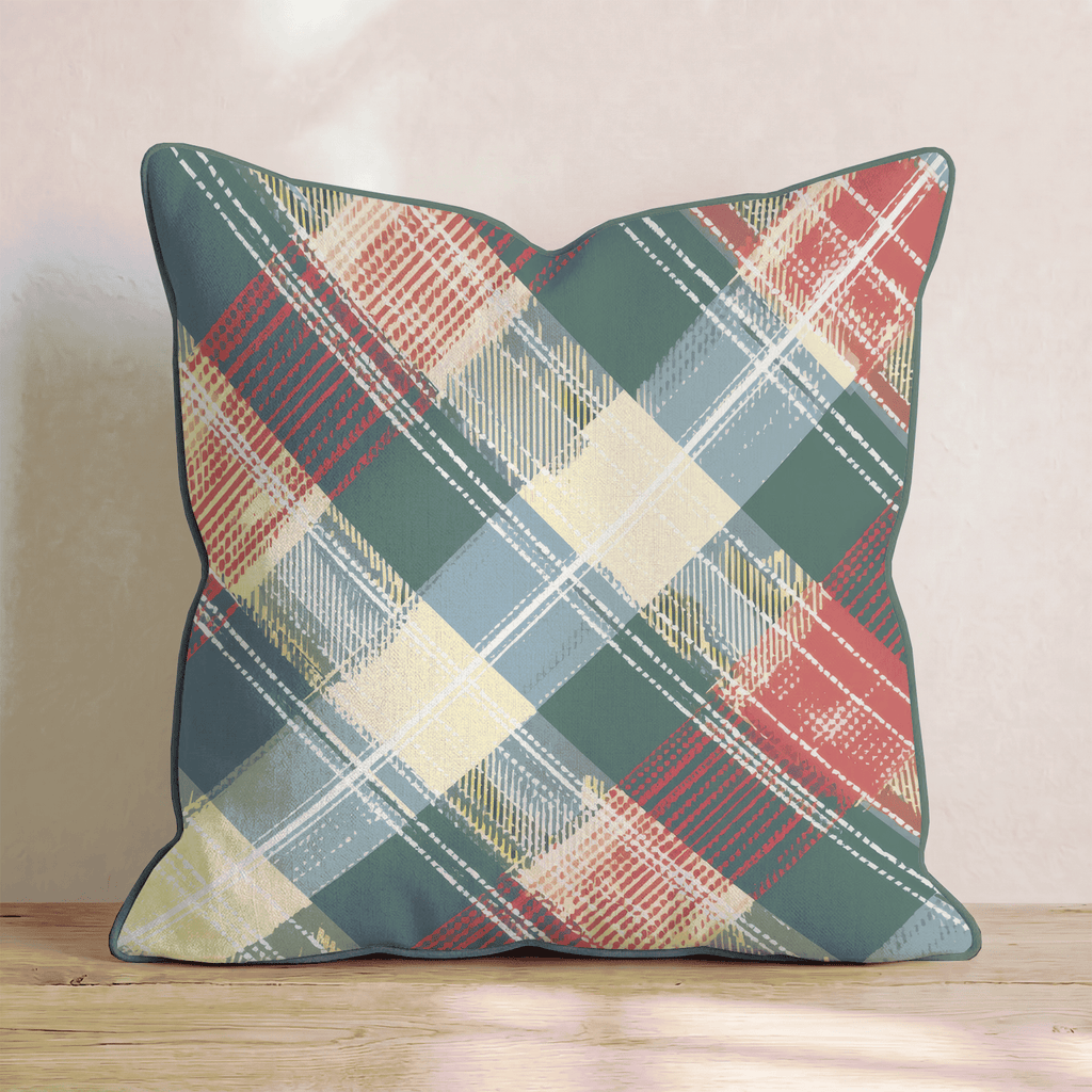 Faded Overlap Throw Pillow - Hillcroft Home