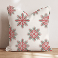 Fair Isle Frost Throw Pillow throw pillow - Hillcroft Home