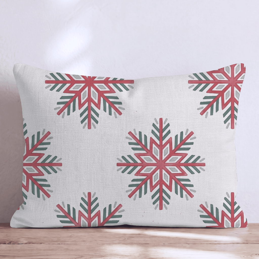 Fair Isle Frost Throw Pillow throw pillow - Hillcroft Home