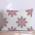 Fair Isle Frost Throw Pillow throw pillow - Hillcroft Home