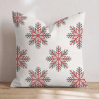 Fair Isle Frost Throw Pillow throw pillow - Hillcroft Home
