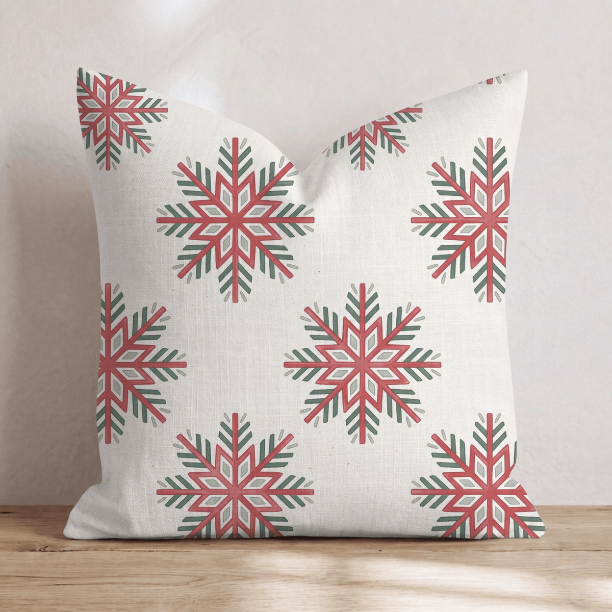 Fair Isle Frost Throw Pillow throw pillow - Hillcroft Home