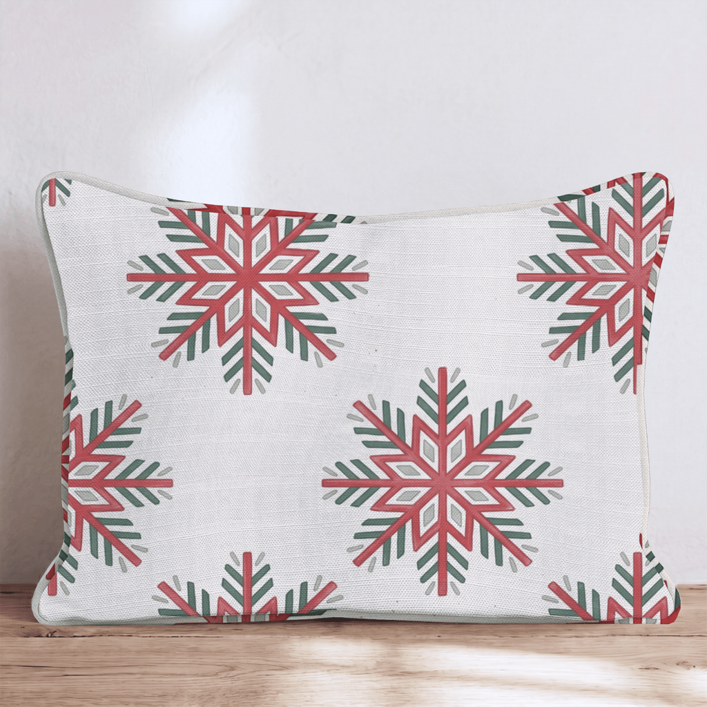 Fair Isle Frost Throw Pillow throw pillow - Hillcroft Home