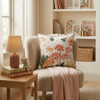 Fairies on Flowers Throw Pillow - Hillcroft Home