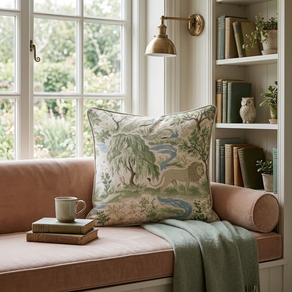 Fairytale Forest Throw Pillow - Hillcroft Home