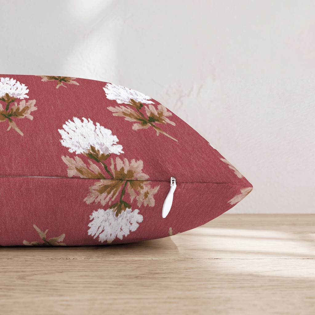 Fall Block print Throw Pillow - Hillcroft Home