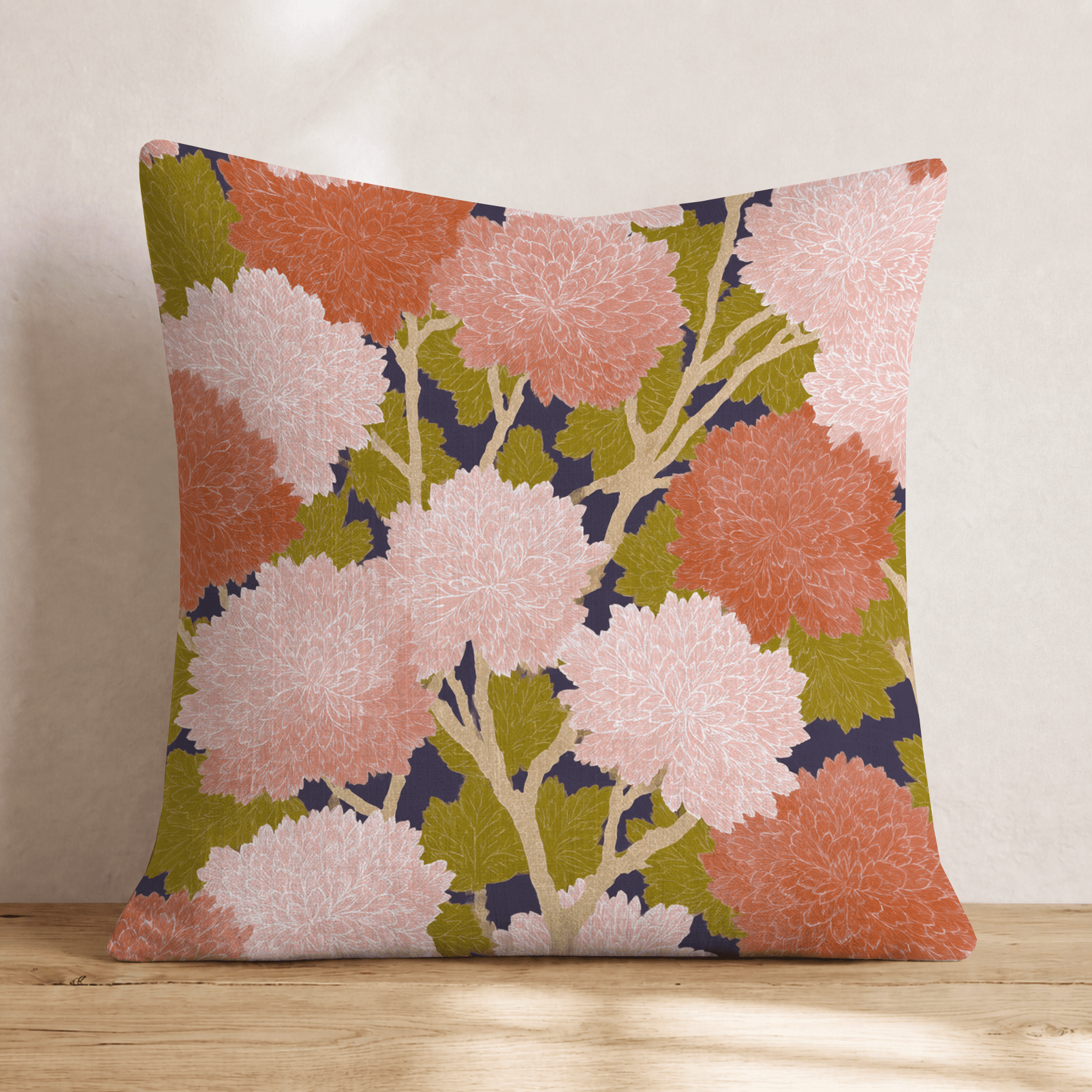 Fall Floralist Throw Pillow - Hillcroft Home