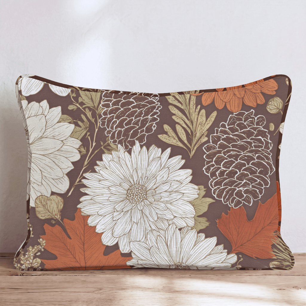 Fall Forage Throw Pillow - Hillcroft Home