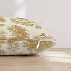 Fall in the Air Toile Throw Pillow - Hillcroft Home