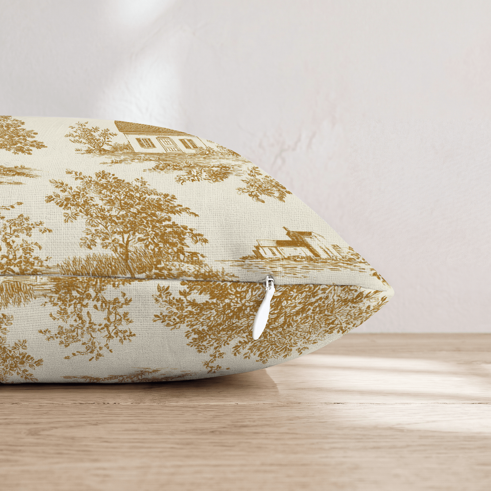 Fall in the Air Toile Throw Pillow - Hillcroft Home