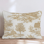 Fall in the Air Toile Throw Pillow - Hillcroft Home