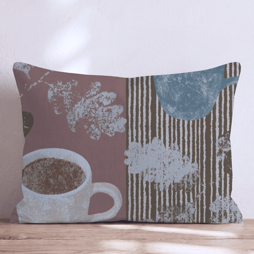 Fall Night Latte Throw Pillow - Hillcroft Home