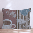 Fall Night Latte Throw Pillow - Hillcroft Home