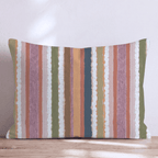 Fall Party Stripes Throw Pillow - Hillcroft Home