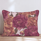 Fall Peony Bloom Throw Pillow - Hillcroft Home