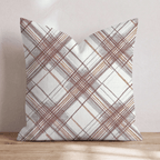 Fall Plaid Throw Pillow - Hillcroft Home