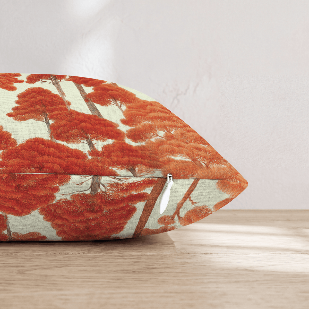 Fall Redwood Throw Pillow - Hillcroft Home