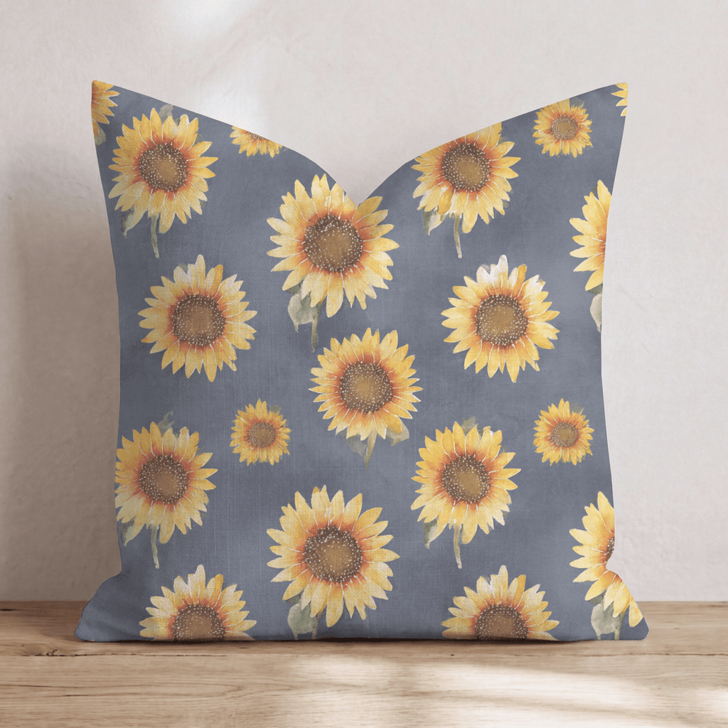 Fall Sunflowers Throw Pillow - Hillcroft Home