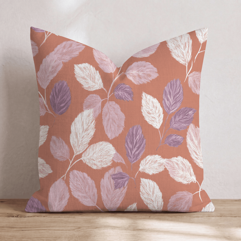 Fall Time Greenery Throw Pillow - Hillcroft Home
