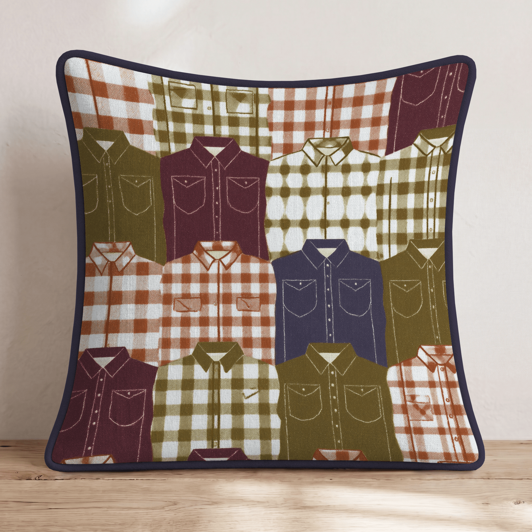Fall Wardroabe Throw Pillow - Hillcroft Home