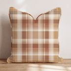 Falltime Plaid Throw Pillow - Hillcroft Home