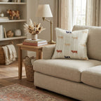 Farm Stripes Throw Pillow - Hillcroft Home