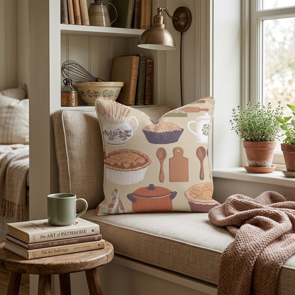 Farmhouse Baking Day Throw Pillow - Hillcroft Home