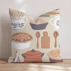 Farmhouse Baking Day Throw Pillow - Hillcroft Home