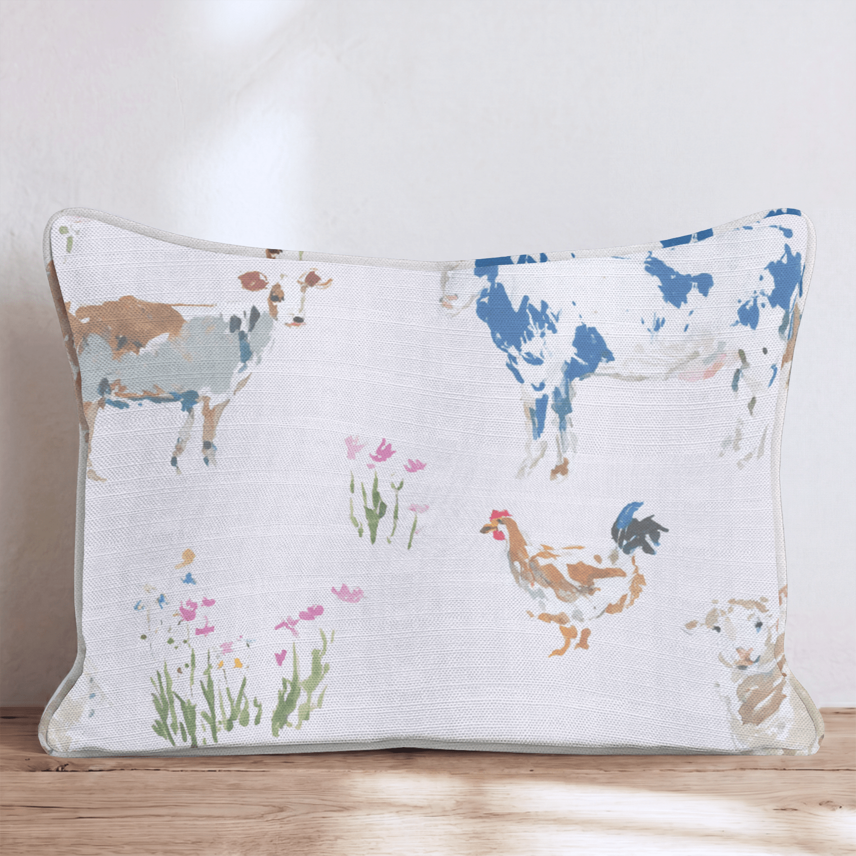 Farmhouse Friends Throw Pillow - Hillcroft Home