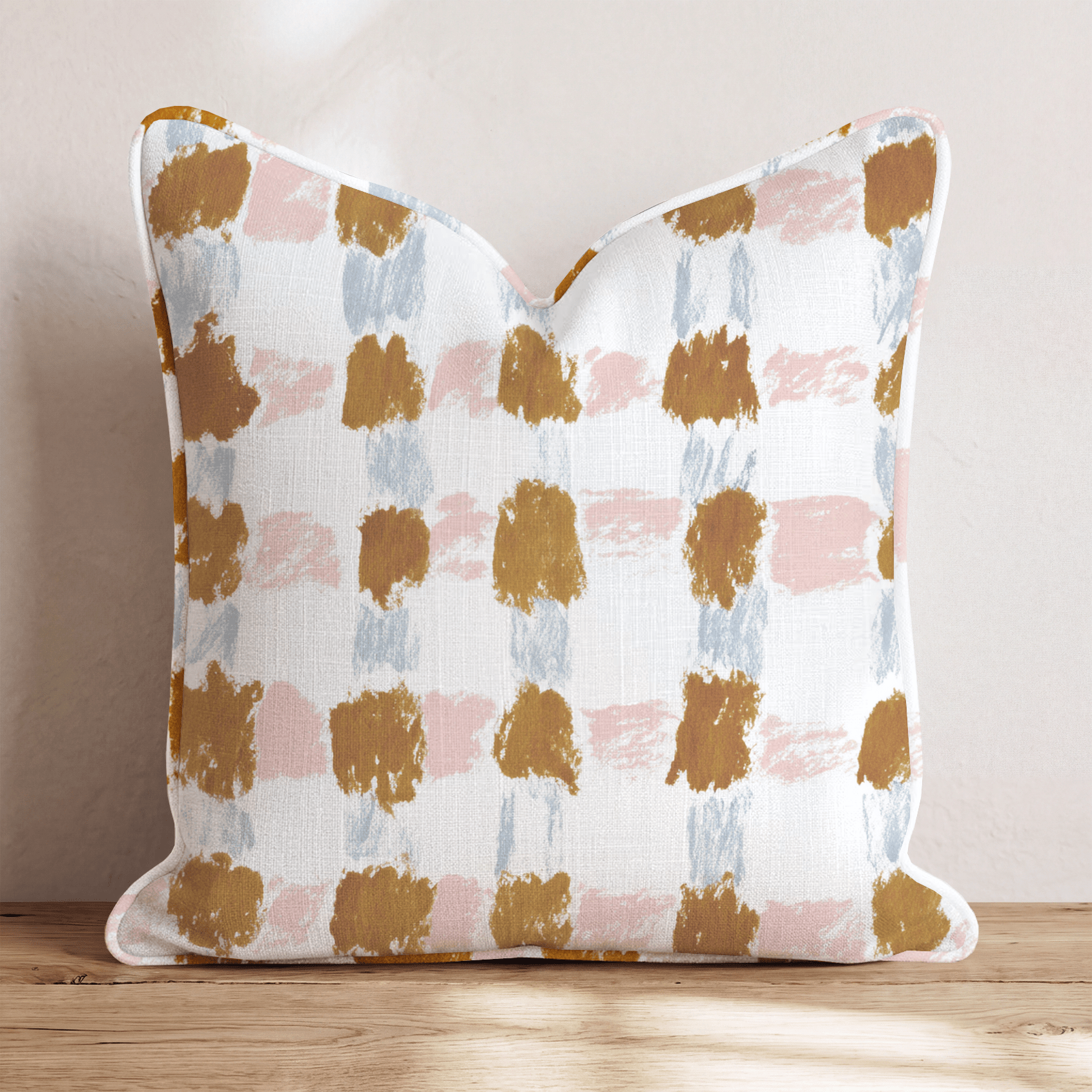 Farmhouse Plaid Throw Pillow - Hillcroft Home