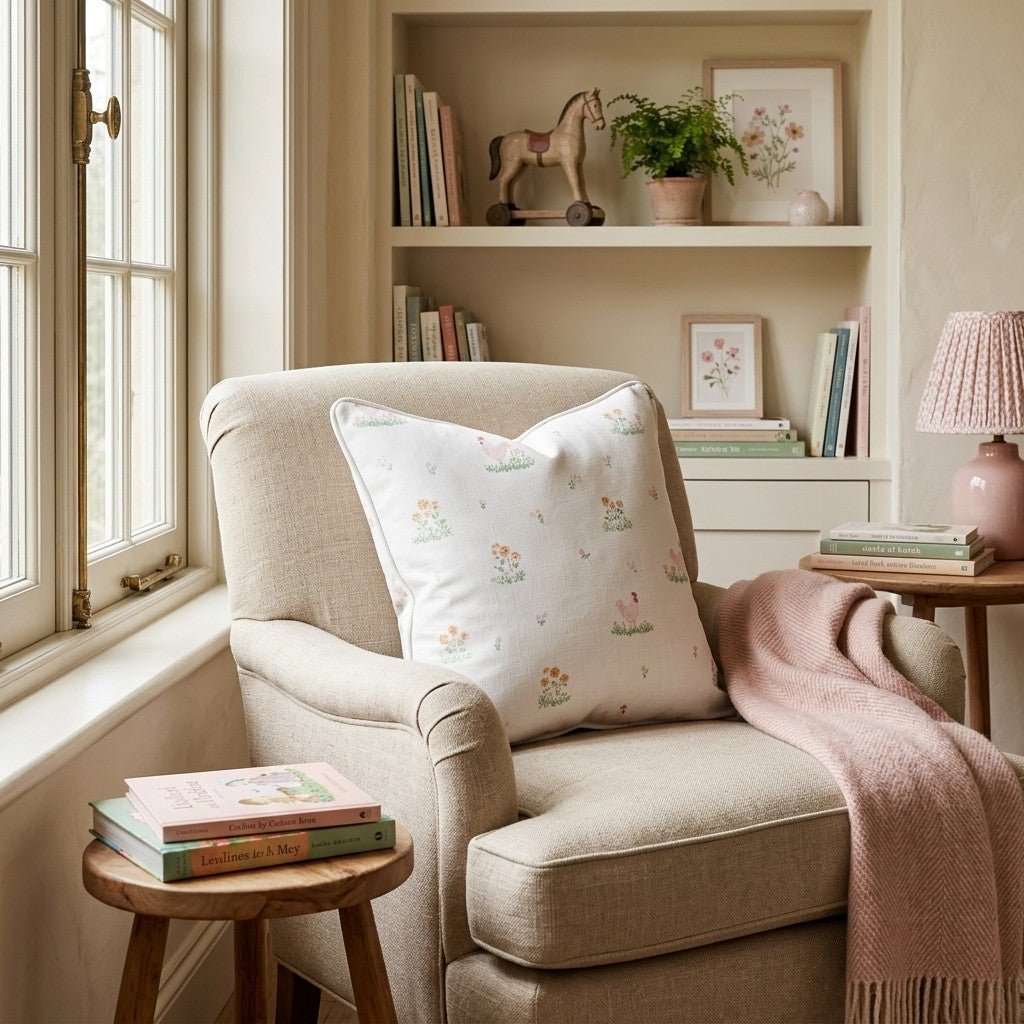 Farmyard Throw Pillow - Hillcroft Home