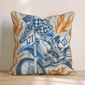 Fast Lane Throw Pillow - Hillcroft Home