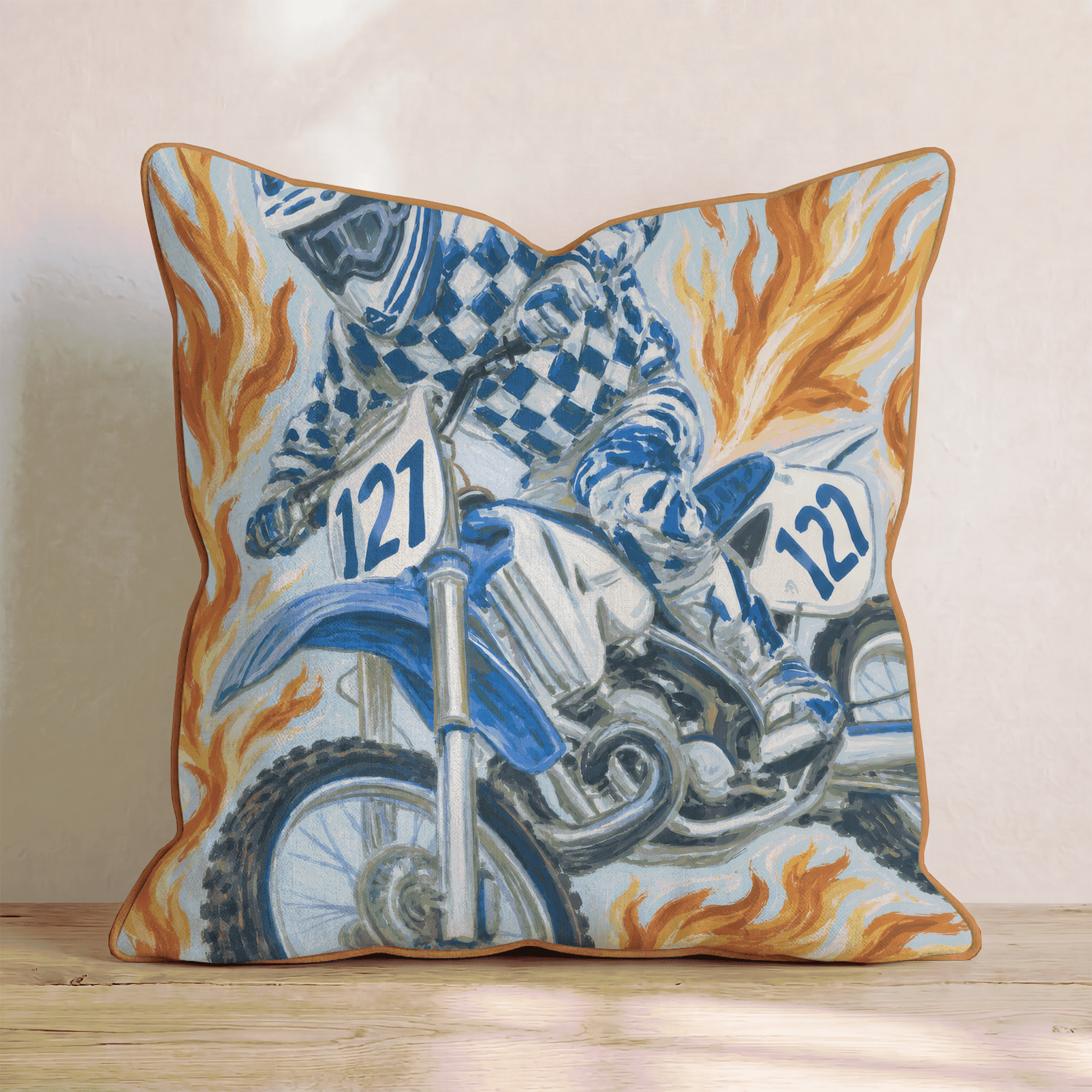 Fast Lane Throw Pillow - Hillcroft Home