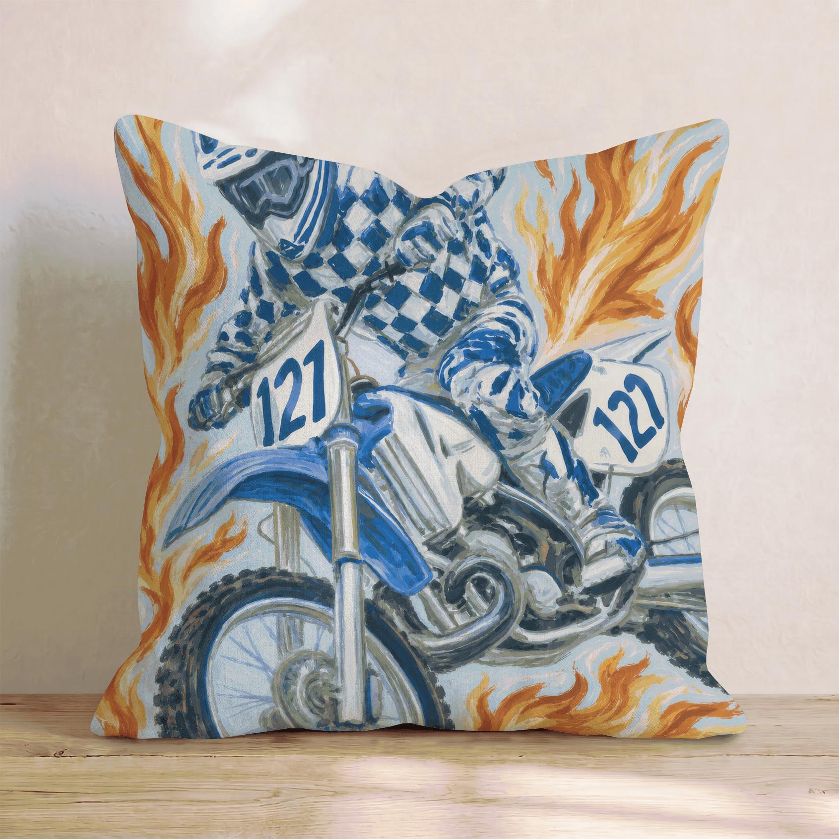 Fast Lane Throw Pillow - Hillcroft Home