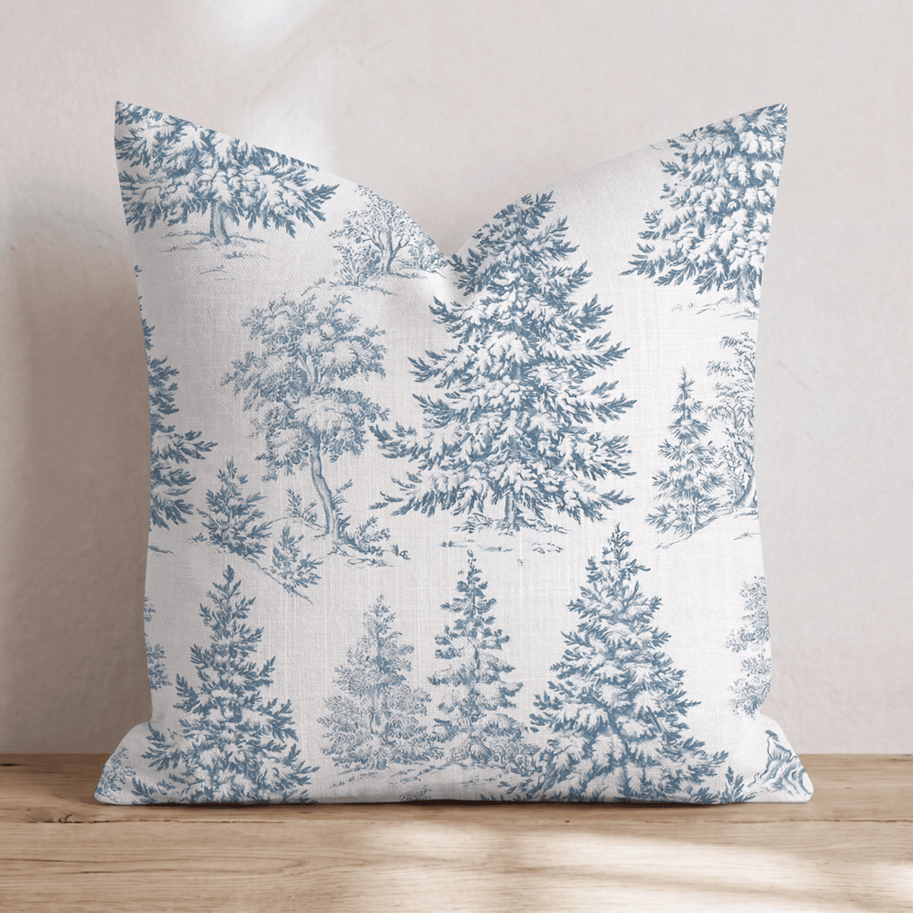 Feeling Blue Spruce Throw Pillow throw pillow - Hillcroft Home