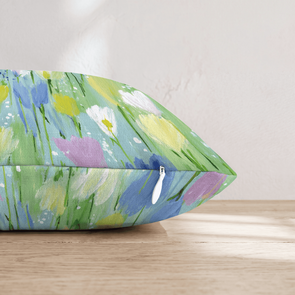 Feilds of Tulips Throw Pillow - Hillcroft Home