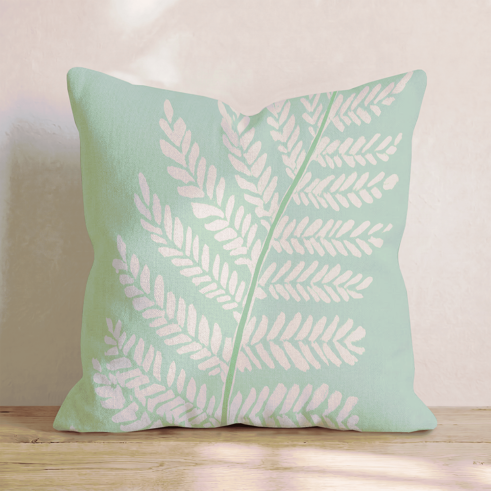 Fern Frond Throw Pillow - Hillcroft Home
