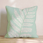 Fern Frond Throw Pillow - Hillcroft Home