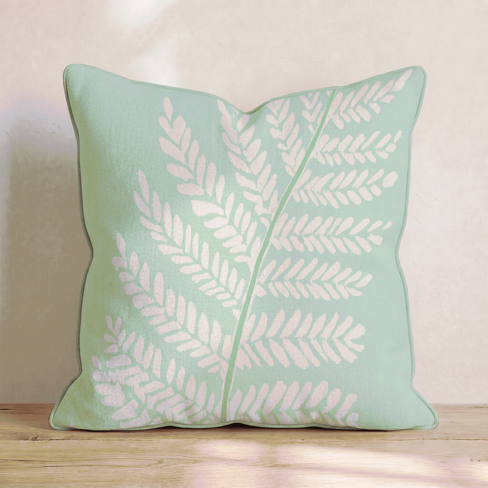 Fern Frond Throw Pillow - Hillcroft Home