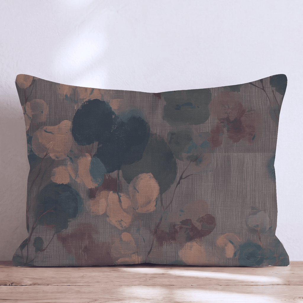 Fern Hollow Chestnut Throw Pillow throw pillow - Hillcroft Home