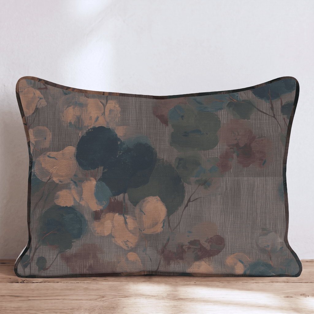 Fern Hollow Chestnut Throw Pillow throw pillow - Hillcroft Home