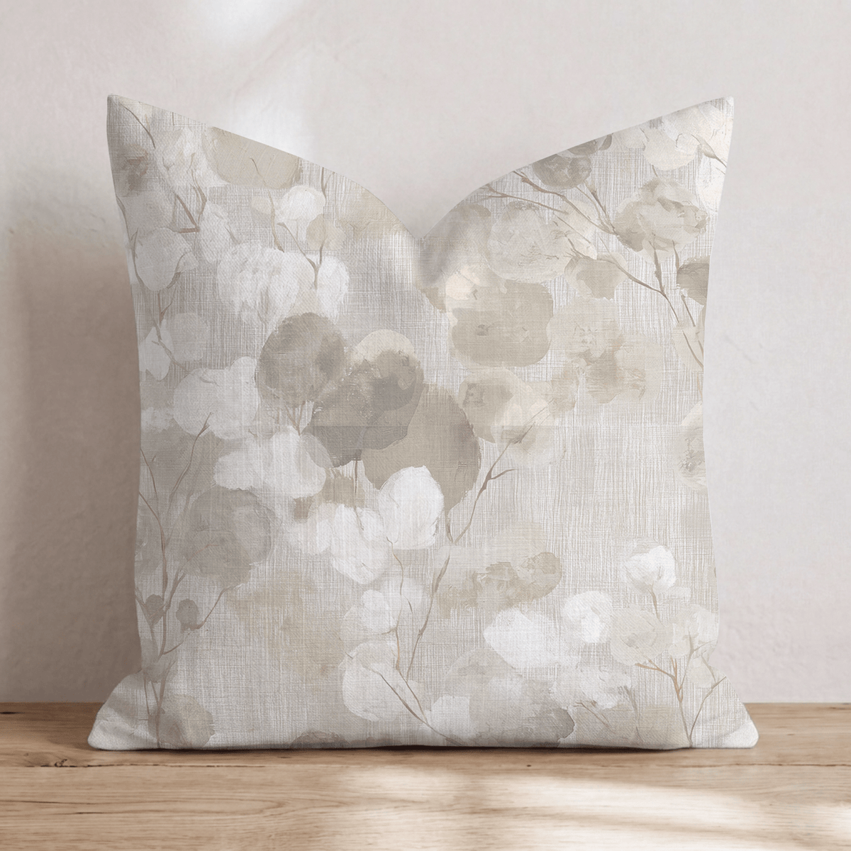 Fern Hollow Linen Throw Pillow throw pillow - Hillcroft Home