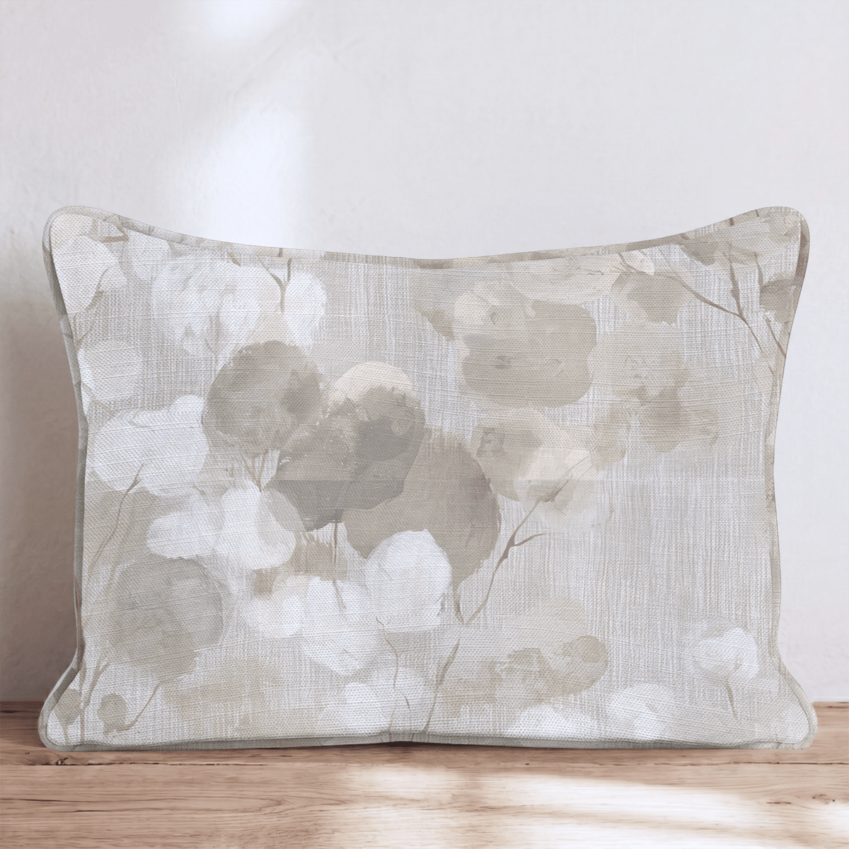 Fern Hollow Linen Throw Pillow throw pillow - Hillcroft Home