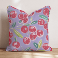 Festive Berry Delight Throw Pillow - Hillcroft Home