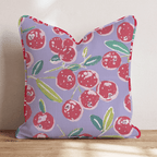 Festive Berry Delight Throw Pillow - Hillcroft Home